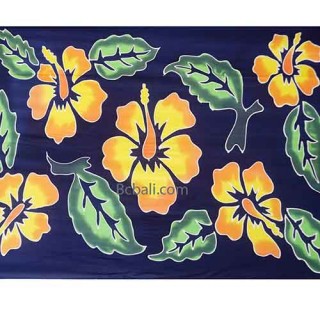 rayon batik sarongs handpainting flower sun rise summer made in bali